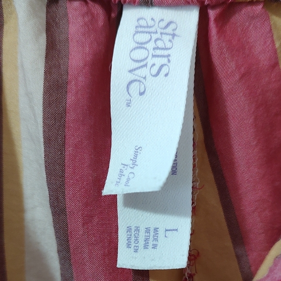 Stars Above Pink and White Striped Maxi Skirt - Picture 4 of 5